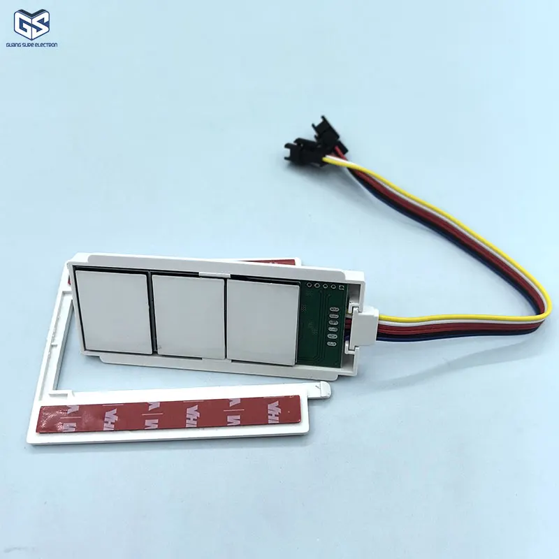 DC12V 60W Touch Dimmer Induction Defog Function Three-Key Dual Color Touch Sensor Switch  for Led Light Bathroom Mirror