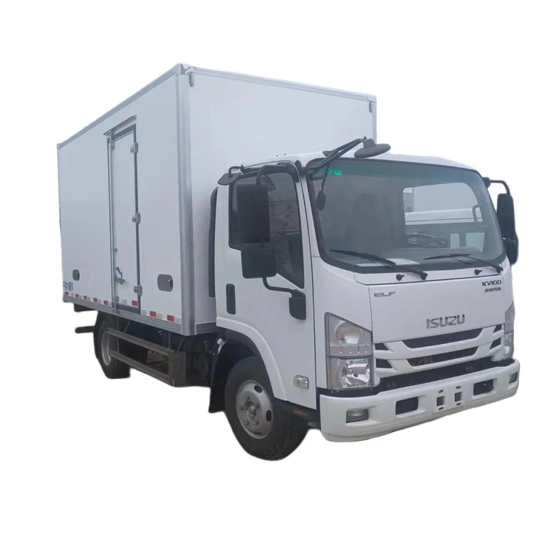 Discounted price Japanese brand ISUZU 4M refrigerated truck 3-5tons refrigerator car cold box truck freezer truck  chill car
