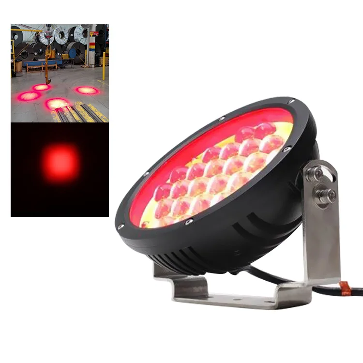 RED Blue Crane Warning Safety Light 72W 120W LED Crane Light Danger Zone Crane Hazard Light