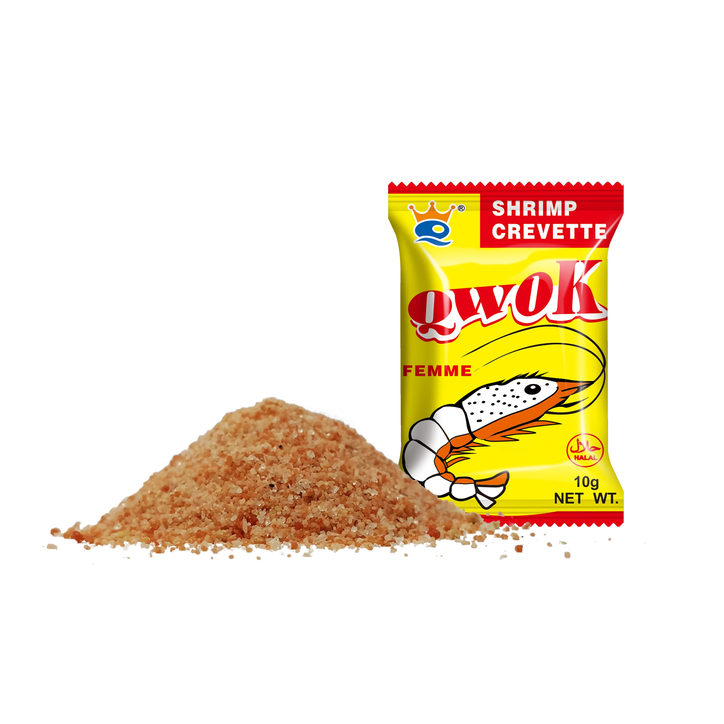 10 г порошка для креветок, приправы, кулинарный Бульонный суп, сухие креветки халяль