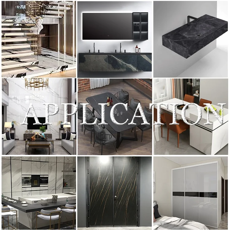 Large Format Kashmir White Porcelain Artificial Stone Granite Table Top Sintered Stone Onyx Marble Slabs Tiles