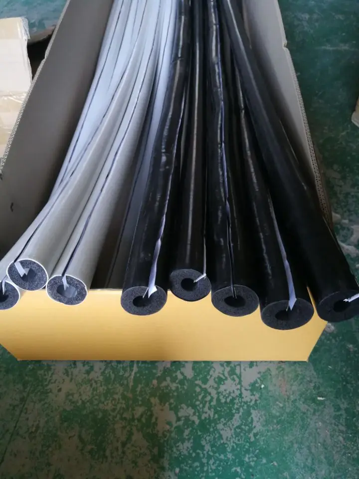 Red Seamless UV resistant pre jacketing for hot line epdm insulation pipe