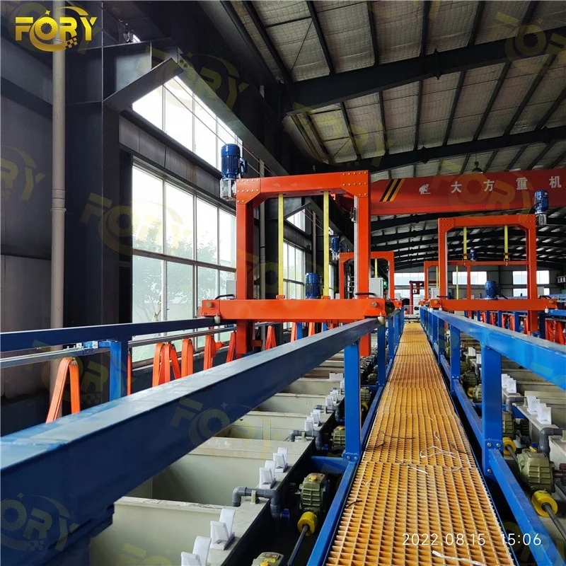 Linyi Fory zinc electroplating equipment /metal electroplating machinery/electro plating machine