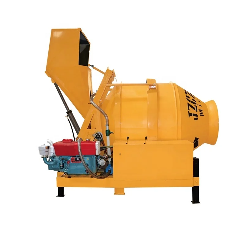 China ZHUCHENG Low Consumption Mini Concrete Mixer Price of Diesel Cement Mixer JZC500 for 400 500L