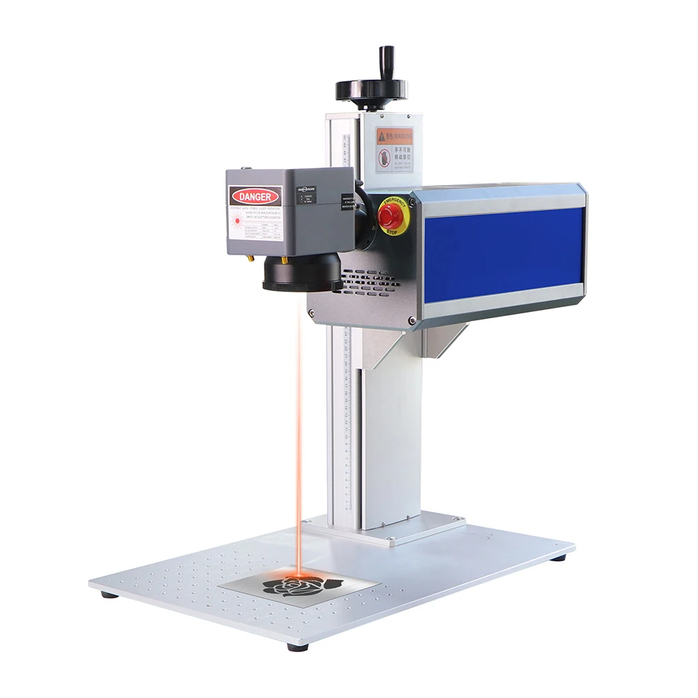 Kindlelaser 30w integrated Fiber Laser Marking Machines Portable Laser engraving Machine High-Precision for metal pen pet tag