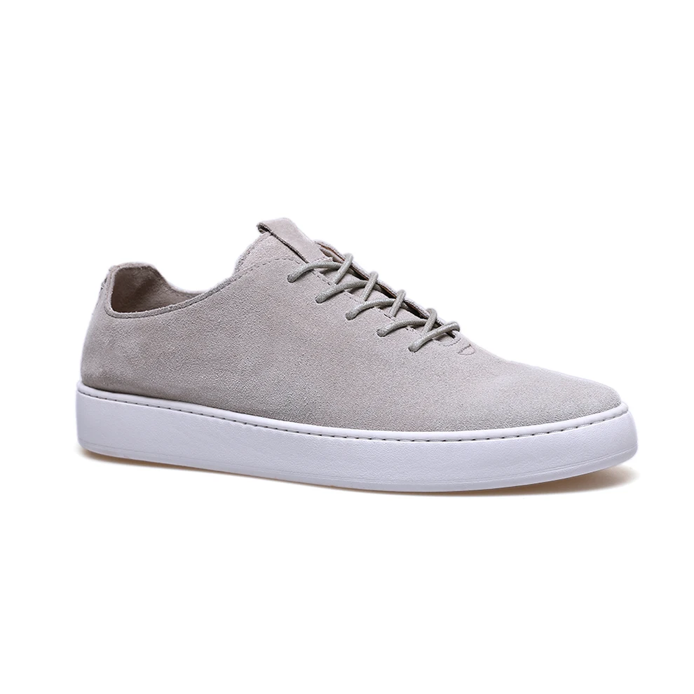 
New Fashion Silk Suede Leather Men Fashion Flat Sneakers Shoes 
