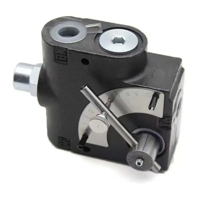 manual joystick dierctional valve block bank hydraulic pressure reducing control detent valve