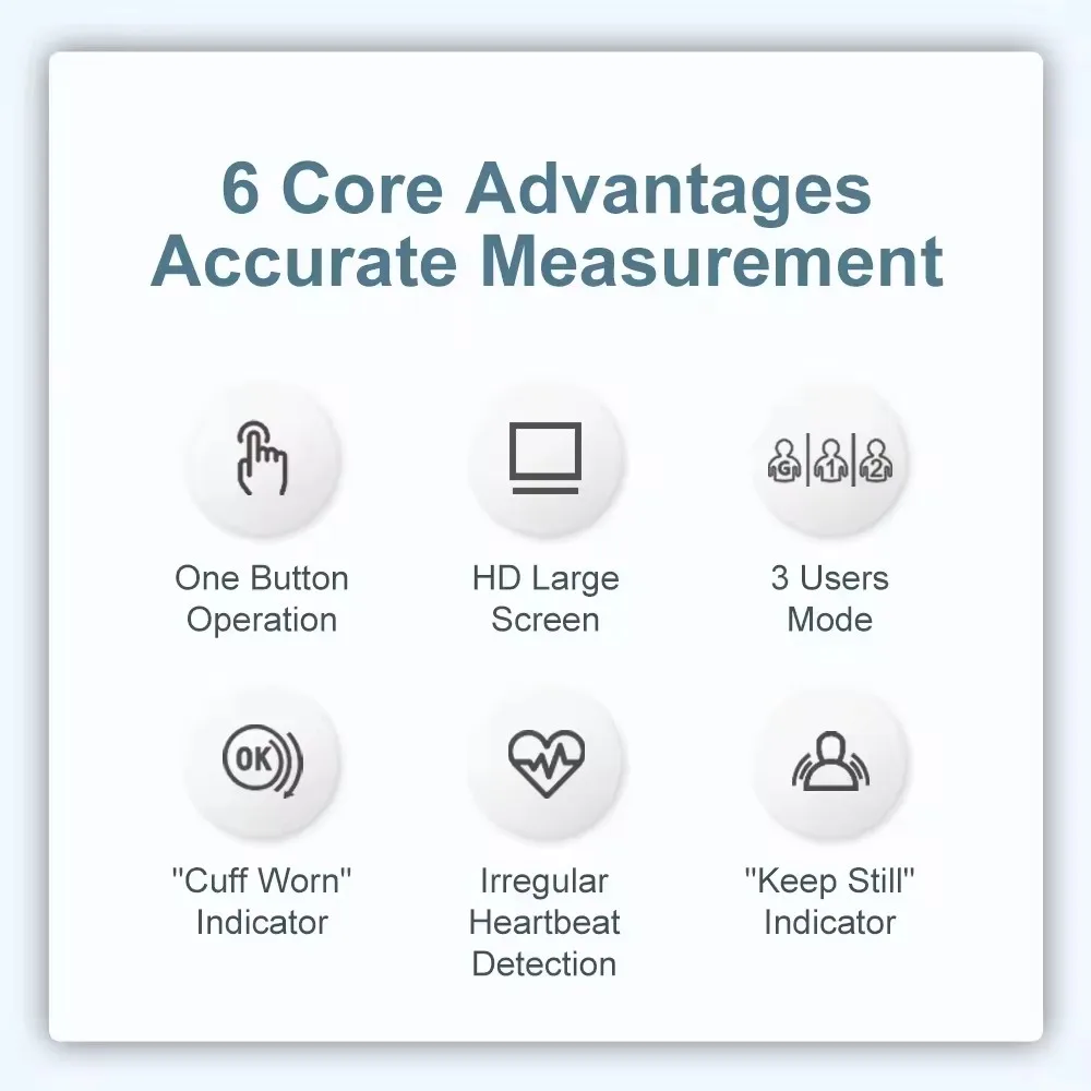 Smart Electronic Speakers Digital Automatic Blood Pressure Monitor Portable Bp Monitor Blood Pressure Machine Upper Arm