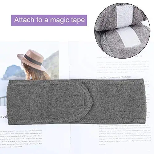 Makeup Headband Cosmetic Hair bands for Washing Face Bow Headbands for Shower Polyester Spa Headbands Women
