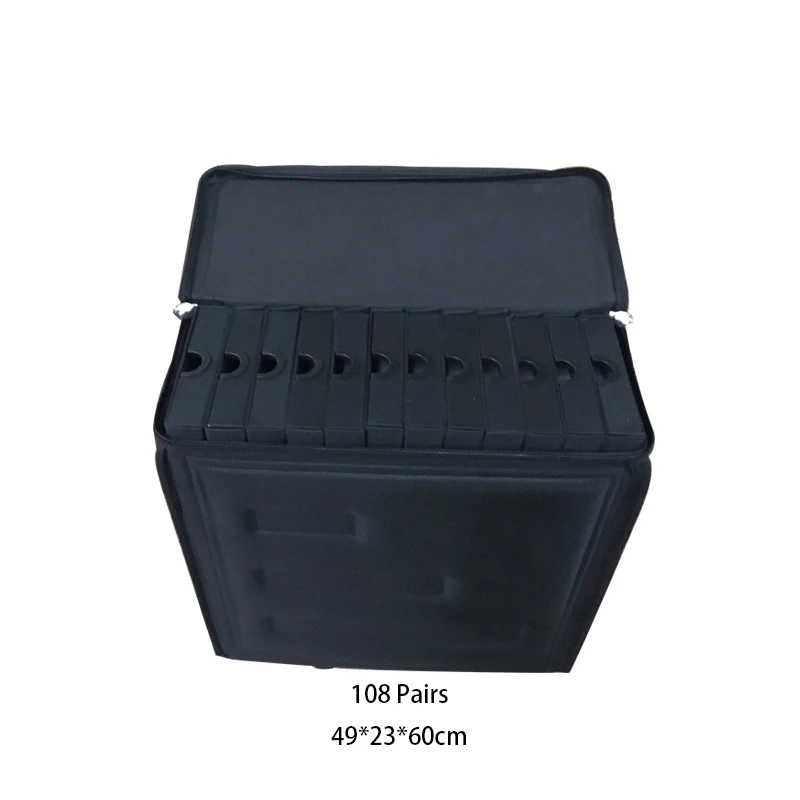 Factory wholesale optical glasses display box 108 pairs high-end glasses storage box EVA glasses trolley case