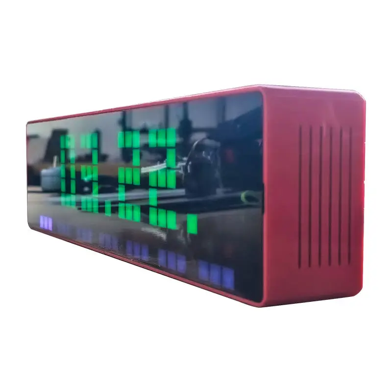YIZHI Retro Awtrix Pro Alarm Clock Creative Personality LED Display Pixel Display  Home Desk Decor Smart Pixel Clock