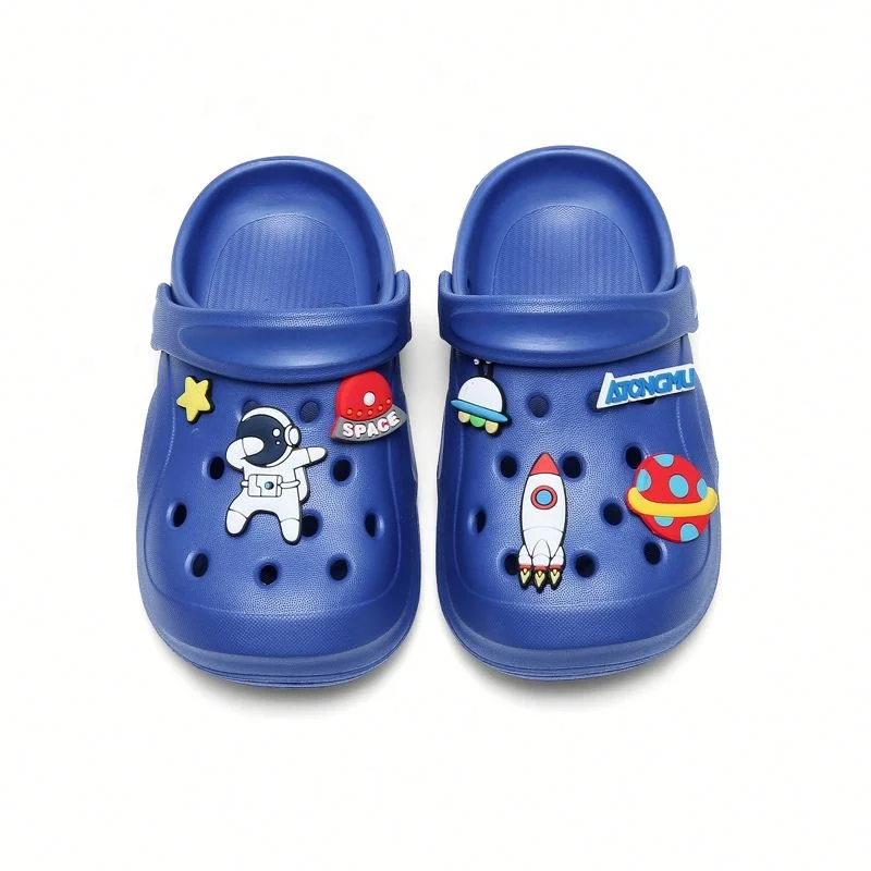 Atongmu Hot Kids Brand Clogs High Quality Eva Rubber Outside Slippers  Kids Summer Clogs