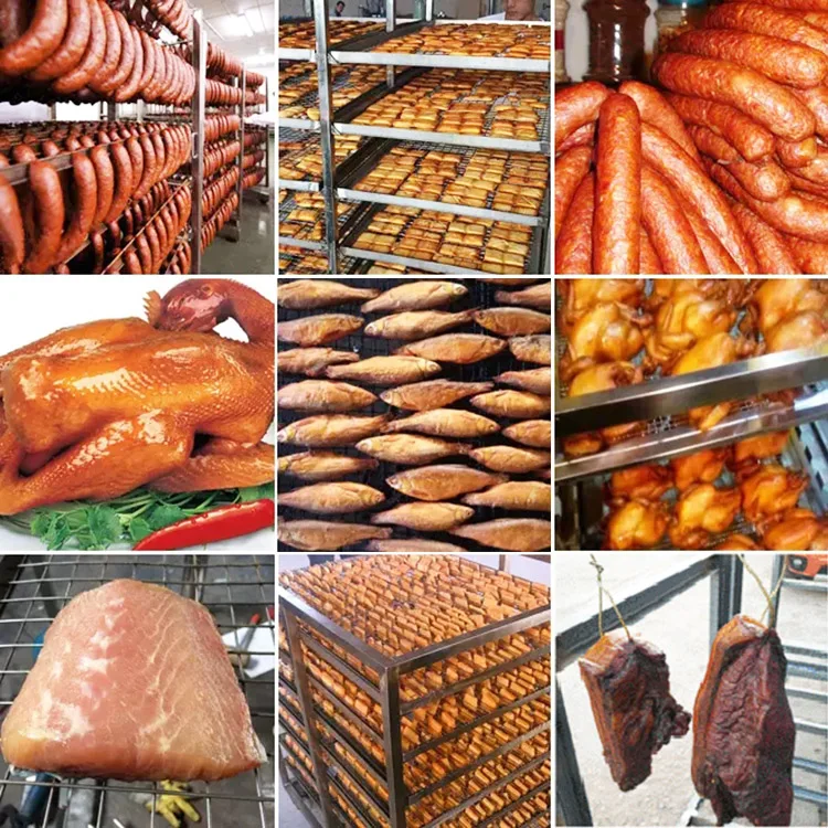Fully Automatic meat smoke chamber machine smoke oven for sale