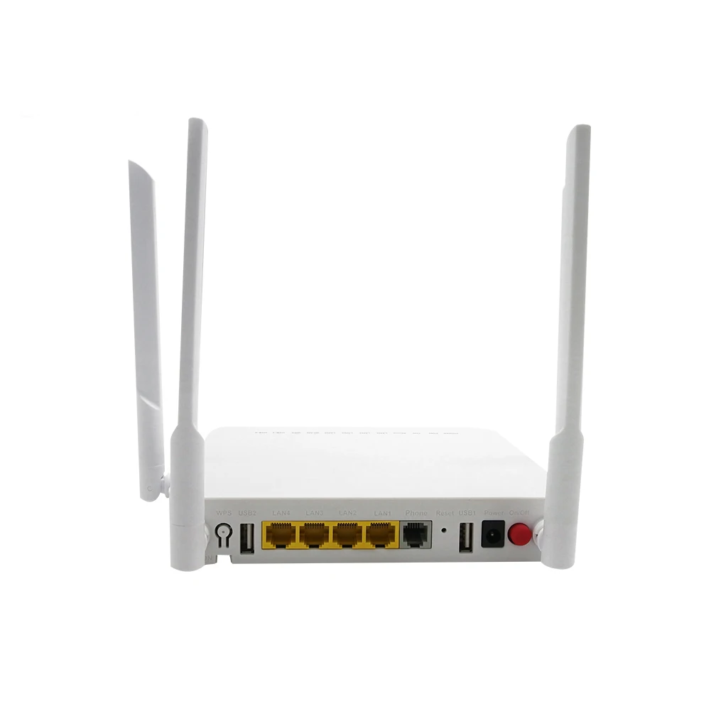 ONU Gpon FTTB Wifi Router F680 V1.1 Router 4GE+USB+1POST+2.4G&5GWIFI FTTC
