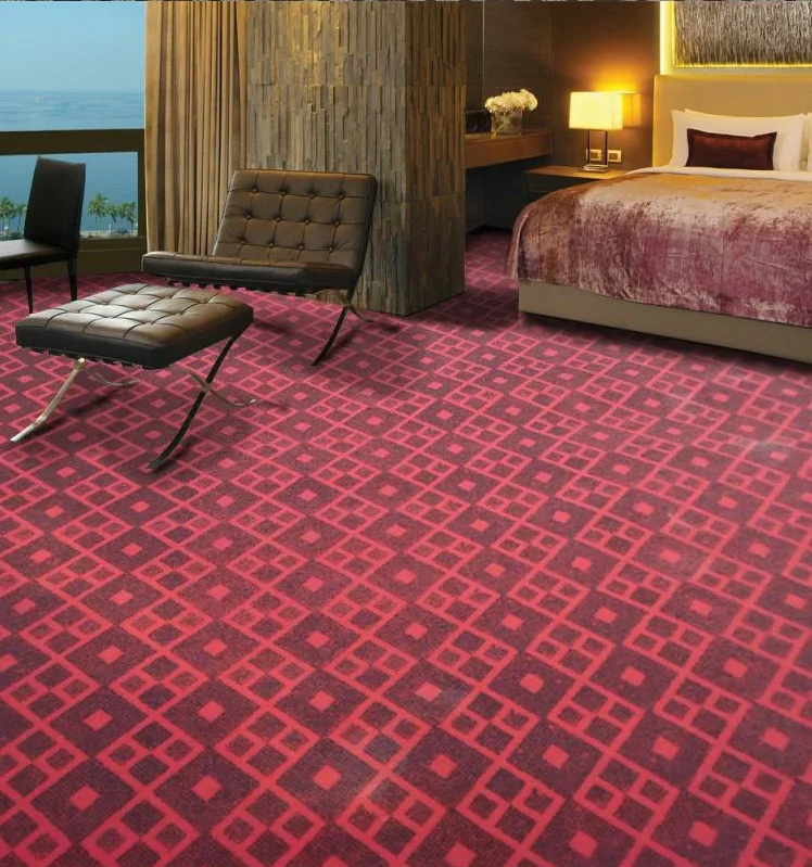 non woven needle punched indoor jacquard carpet for room,house,corridor,office floor