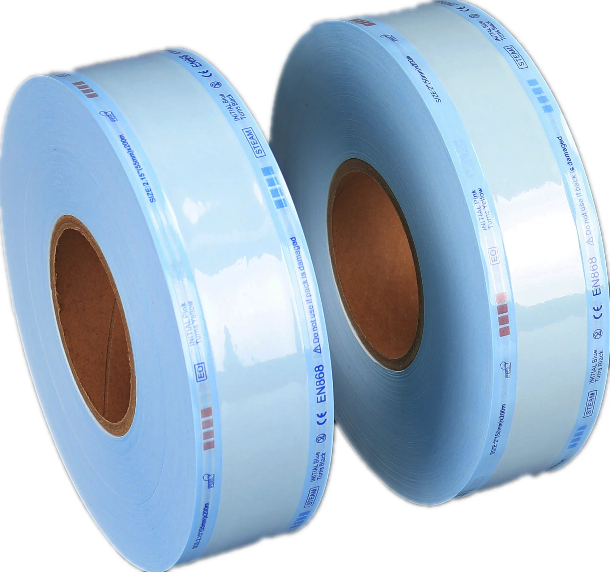 Flat sterilization Reel, Steam EO Sterilization Method, Autoclave Sterilizer Bags for Dental Medical Spa Tattoo Implements