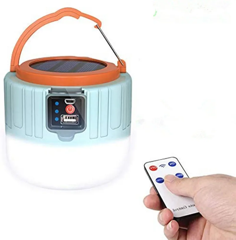 Remote Control High Bright Tent Lamp  New Solar Charging LED Camping Lantern