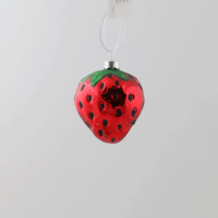 new arrivals Wholesale Grape hand blown glass baubles Christmas ornament 3D hanging decoration