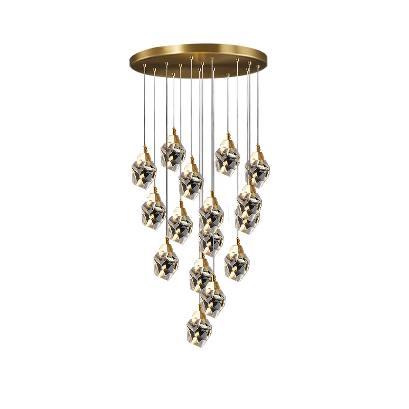Crystal Ceiling Chandeliers Modern Pendant Light Chandelier Over the Table Kitchen Lighting for Living room Led Restaurant Lamps