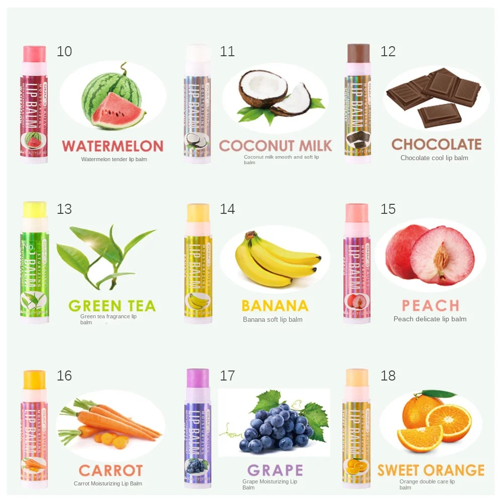 Beauty Custom Vitamin C Mini Natural Pink Color Change Lip Balm For Women And Girls