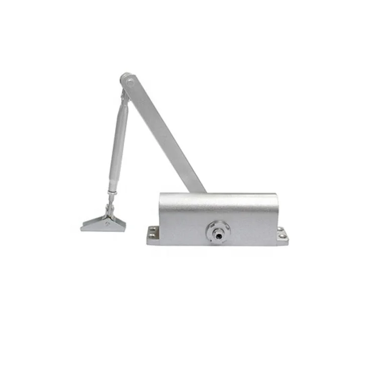 Aluminium Silent Hydraulic Automatic Hidden Door Closer Small Square Type Door Closer