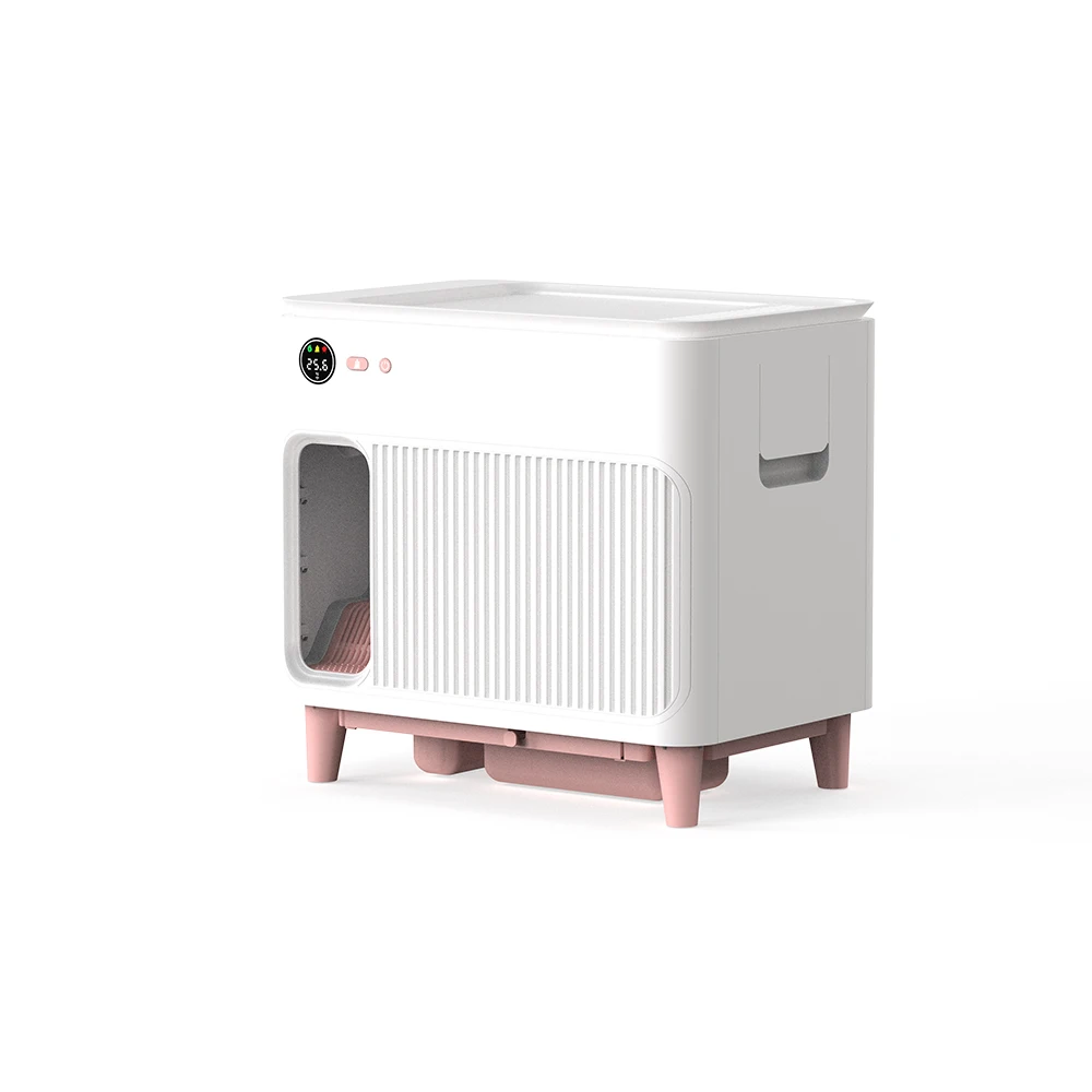 New Easy Clean XL Cute Healthcare Pet House Wifi Remote Monitor Smart Fully Automatic Odor Control Cat Litter Box Sand