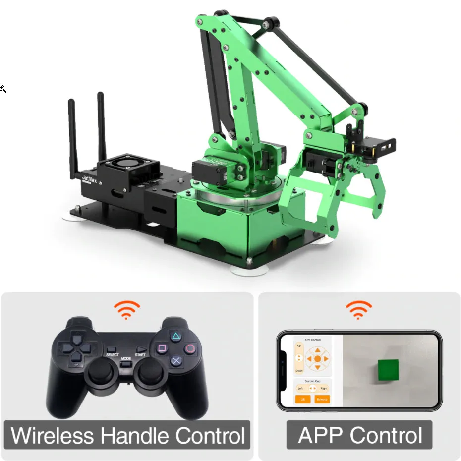 Hiwonder JetMax Manipulator Arm Robotics Learning AI Intelligent Robot Powered by Jetson Nano