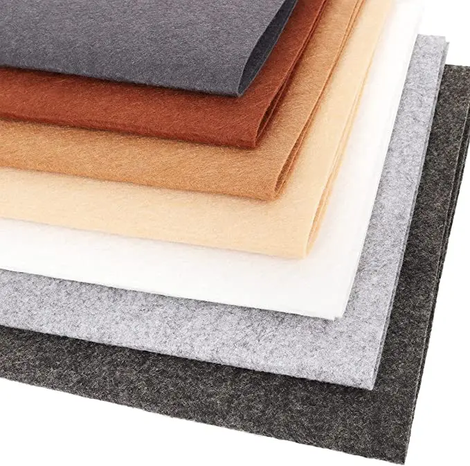 Craft Felt Fabric Wholesale Recycled Non Woven Fabric Nonwoven Industry Felt Plain 5mm 9mm 10mm Thick Wool Felt Manufacturer