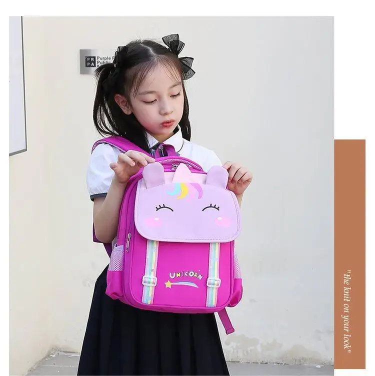 Mochilas escolares cute Unicorn kids school bags for girls boys kindergarten cartoon backpacks large capacity children gift bags