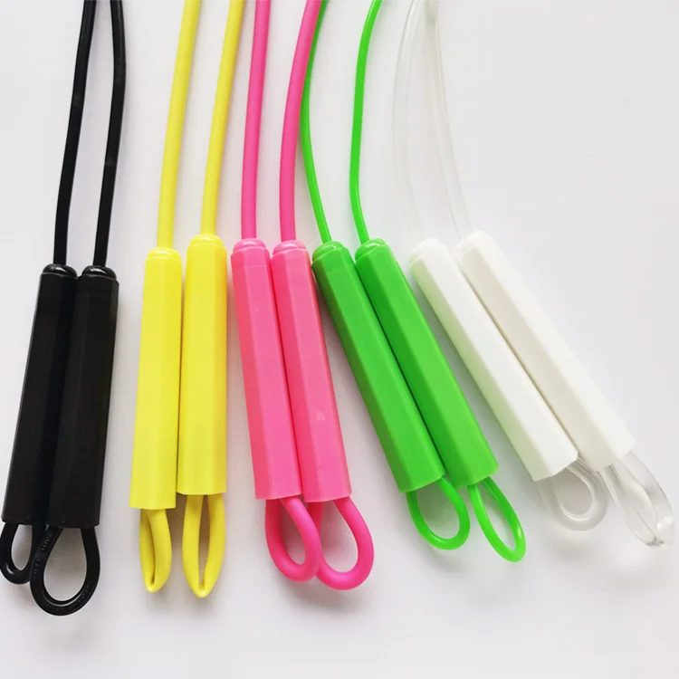 Colorful Durable Adjustable Jump Rope Sports Jump Rope PVC Knots Not Easy to Knot Fast Speed Skipping Rope