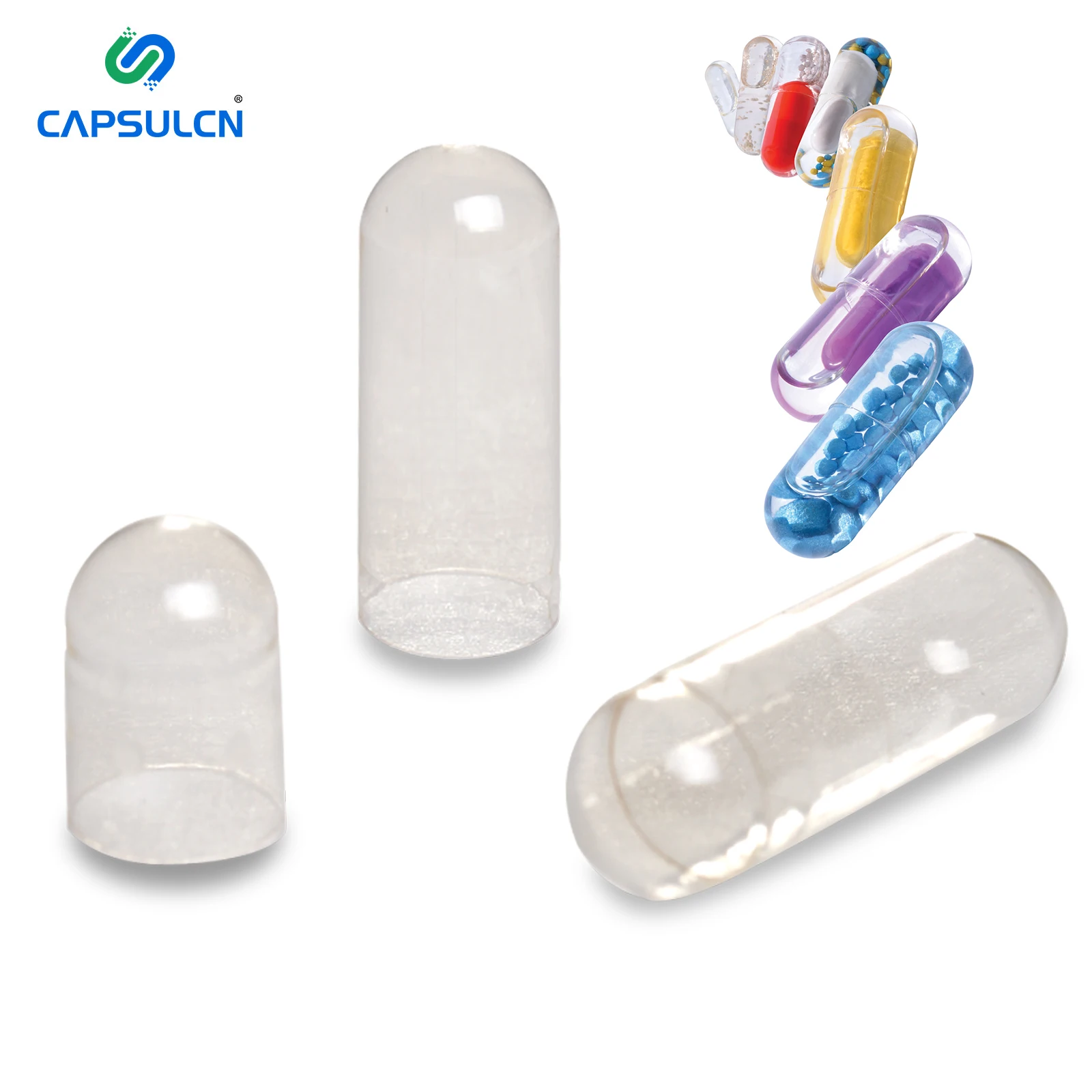 Capsulcn GMP Certified Bulk Gelatin Capsules Empty Gel Capsules Customized Discount for Large Orders