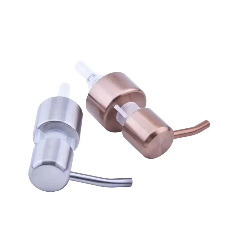 24/410 28/410 New Material Soap Dispenser with Plastic Lock Multi-colored Stainless Steel Metal Custom Gold Lotion Pump