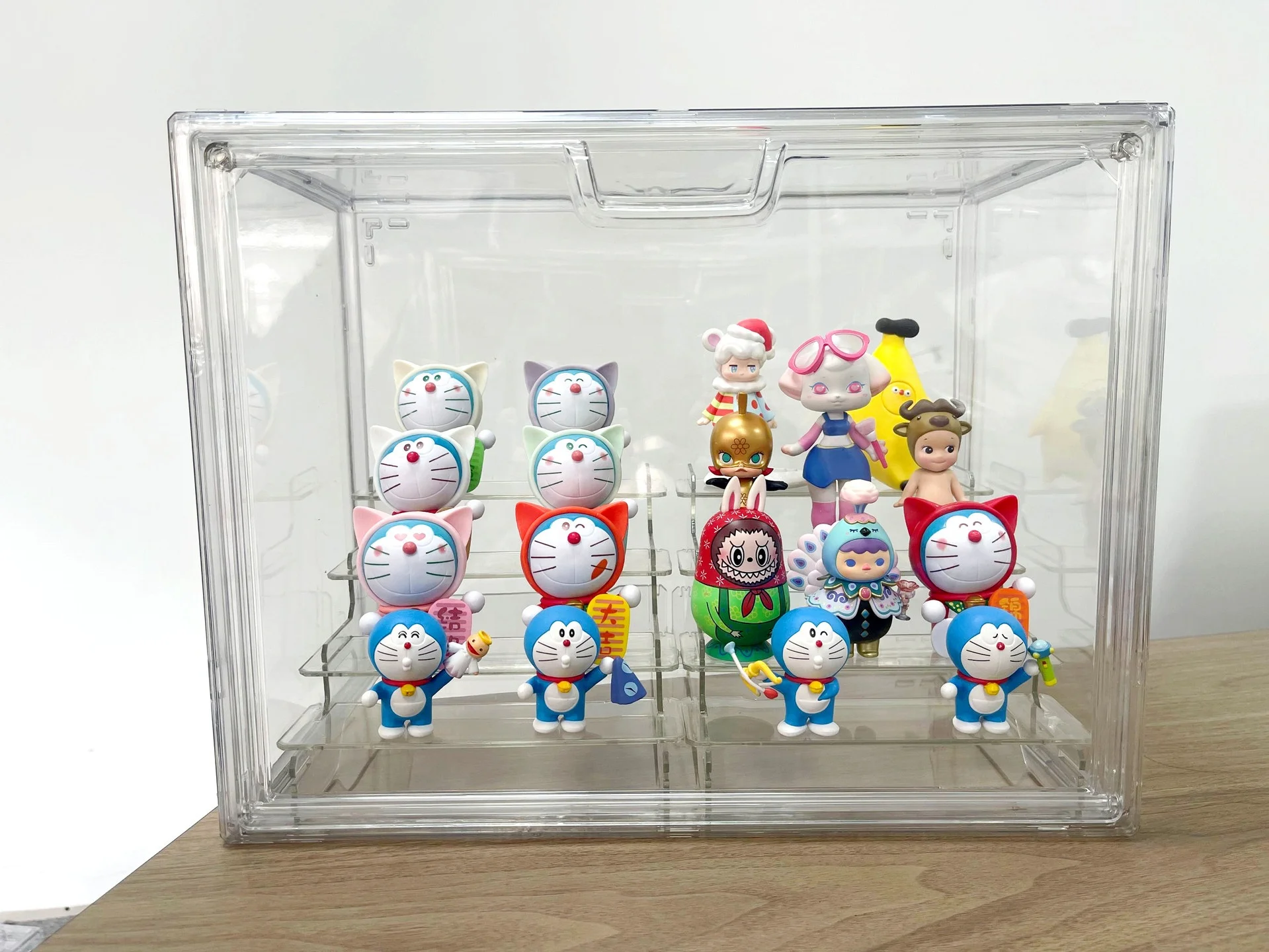 Building Block Bag Hand Storage Box, AJ Magnetic Shoe Box Storage Boxes & Bins Carton Transparent Collection Display Acrylic