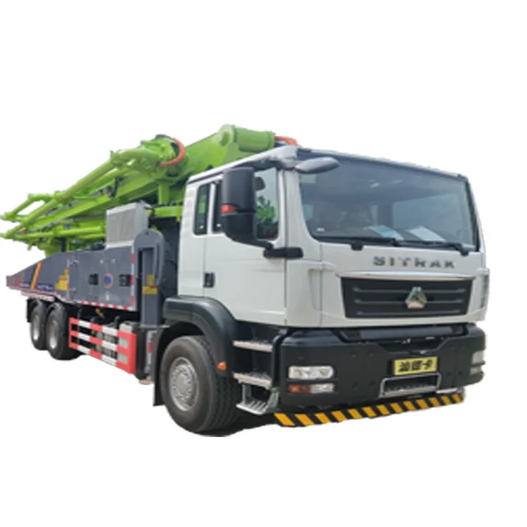 50m Pump Concrete Truck 600l Concrete Hopper Capacity