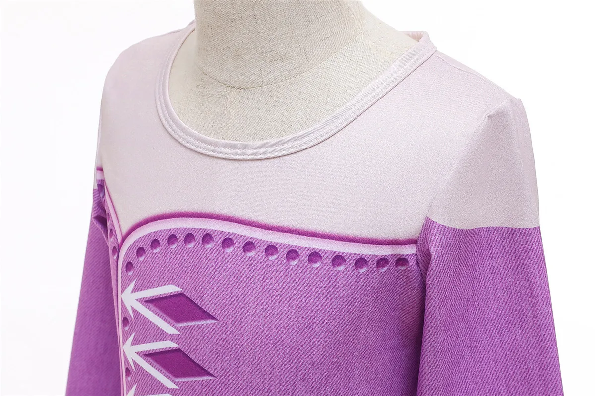 
Fantasia Kids Girls Clothing Snow Queen 2 Anna Elsa Cosplay Dress up Girls Party Princess Costume Kids Holiday Dress 