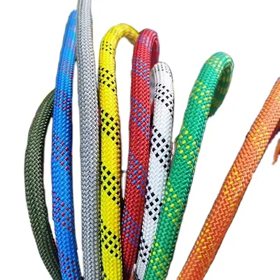 6mm 100m dynamic  reflective  arborist reinforced  nylon polyester  gym camping climbing ropes