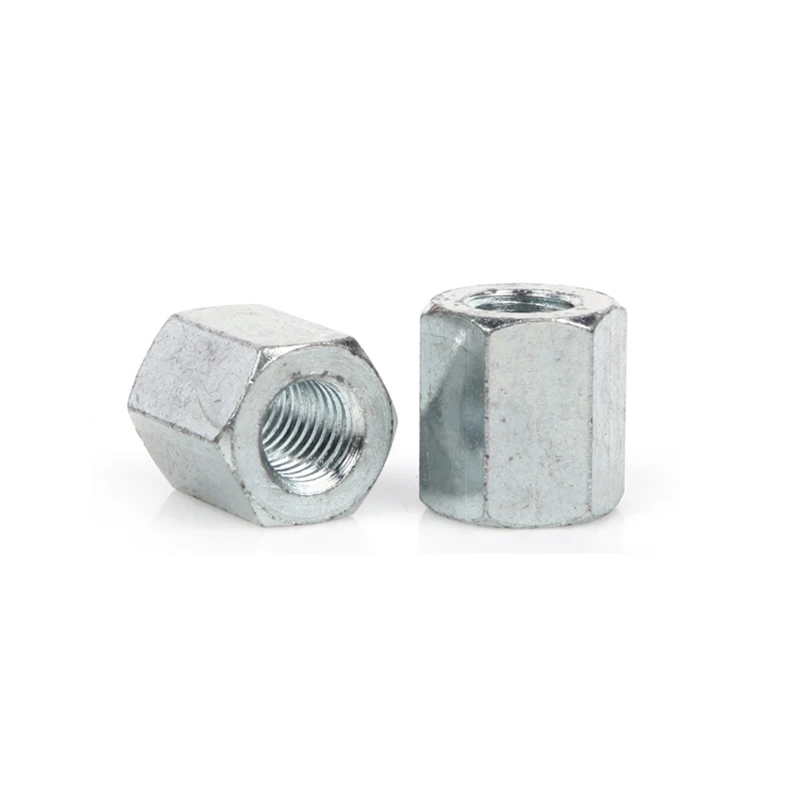 blue and white zinc plated  Hexagon Nuts with a Height of 1.5d DIN6330 Hexagon Nuts with a Height of 1.5d