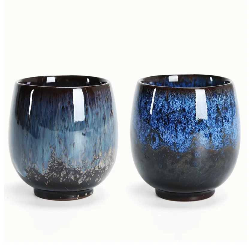 Чайный набор кунг-фу, выпечка в печи, одинарная чашка, чайная чашка, большая чайная чашка, керамическая кофейная чашка