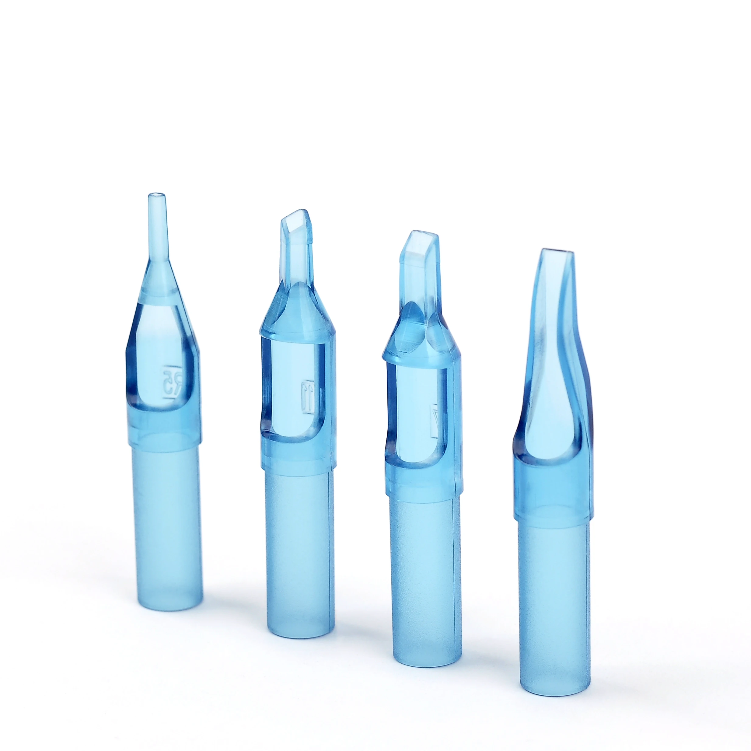 Plastic Blue color Short Tattoo Tips Sterilized Good Quality Disposable Tattoo Tip For Body Art