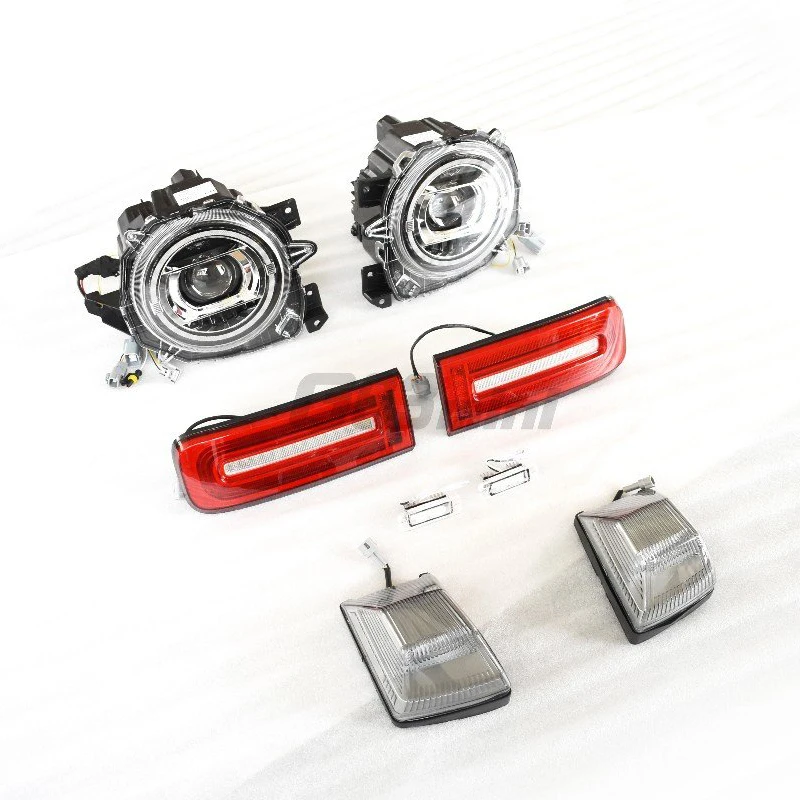 G63 MINI Style Body Kit Tuning Parts for SUZUKI JIMNY JB74 Car Full Car Bumpers Lights