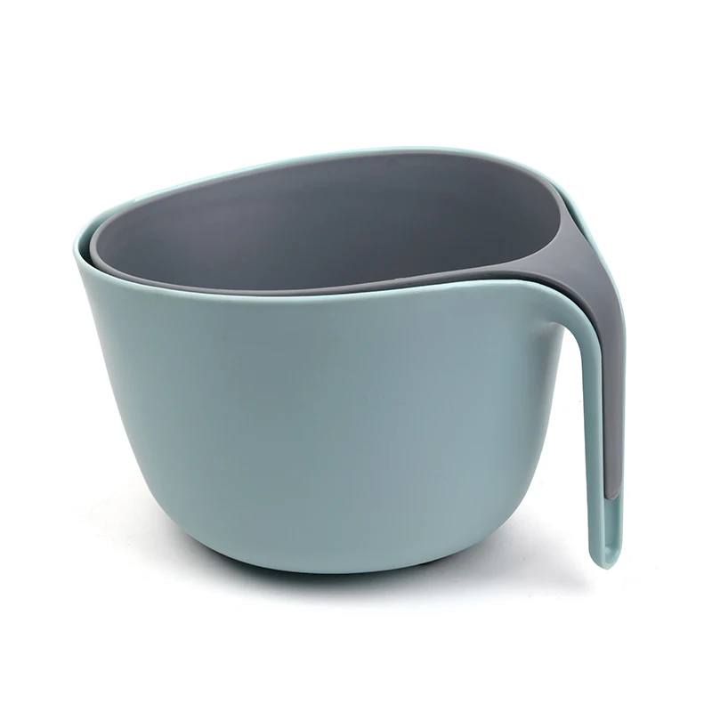 Amazon hot sales Kitchen Washing Fruit Vegetable Bowl Water Filter Basket Fridge Container Drain Storage