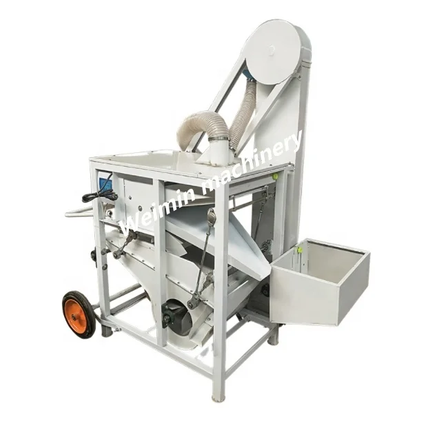 High Efficient Large Capacity Coffee Beans Cacao Beans Cleaner Vibration Grain Cleaner Bean Seed Cleaning Machine