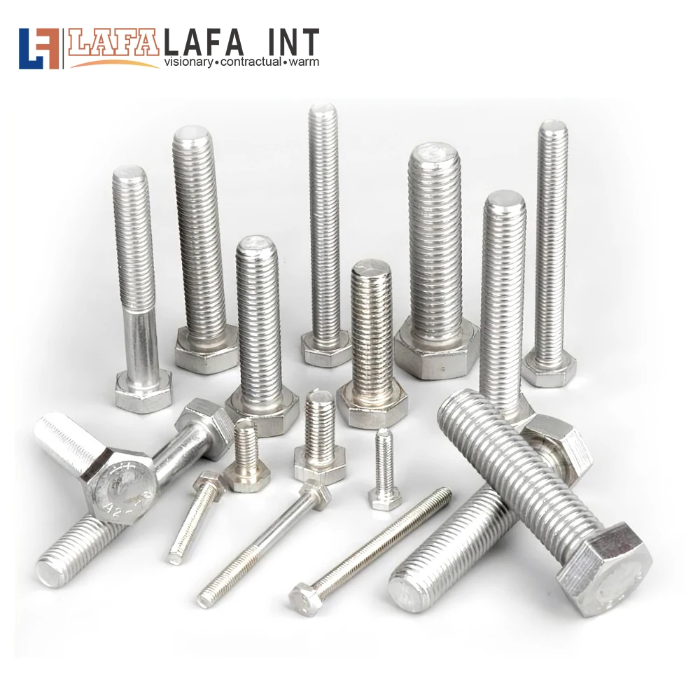High Quality 304/316 Stainless Steel Screws M2/M3/M4/M5/M6 Custom Bolts and Nuts Washers Hex Bolts Screws