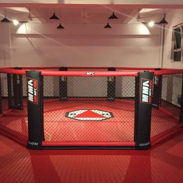 FIGHTBRO Factory Customized MMA Octagon Cage high quality square tubes MMA Cage Prices sturdy durable Cages MMA