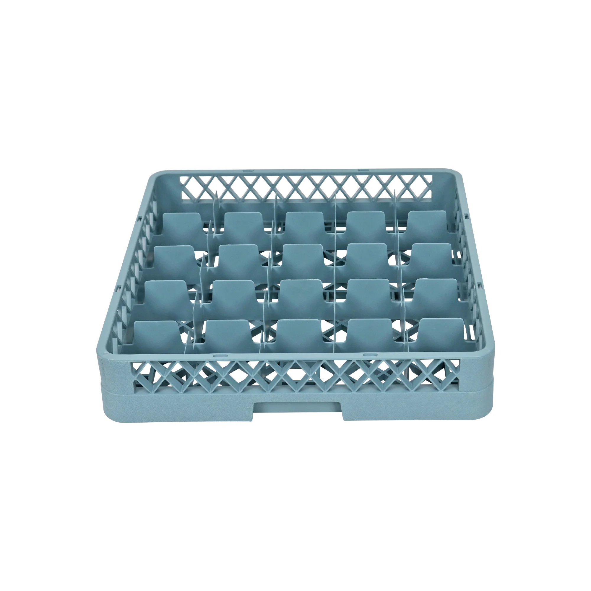 QS 25 Compartment Restaurant Kitchen Dishwasher Rack Plastic Dishwasher Basket Glass Rack