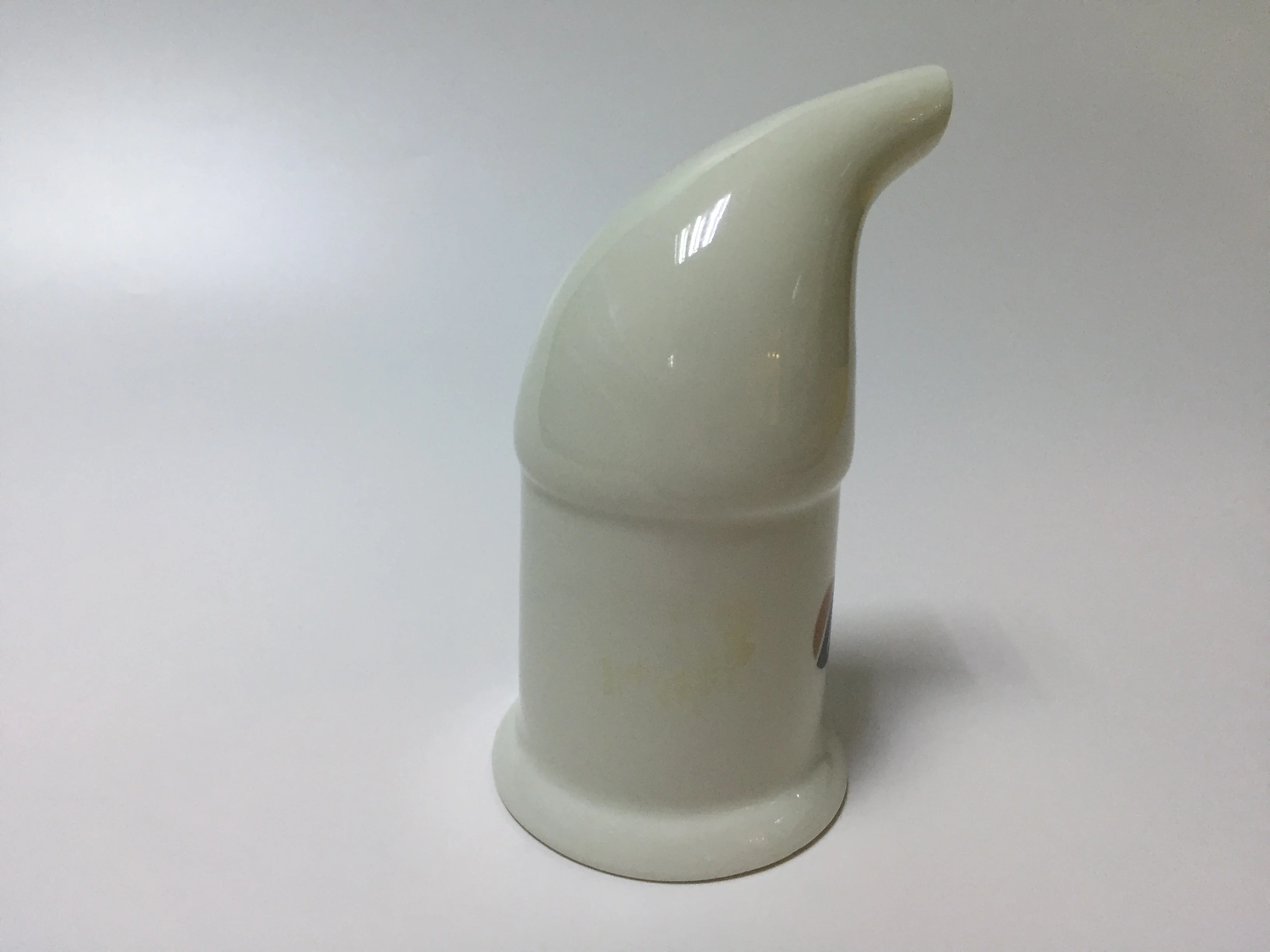 custom White Porcelain Hand-held Salt Inhaler ceramic himalayan salt inhaler stick nasal inhaler
