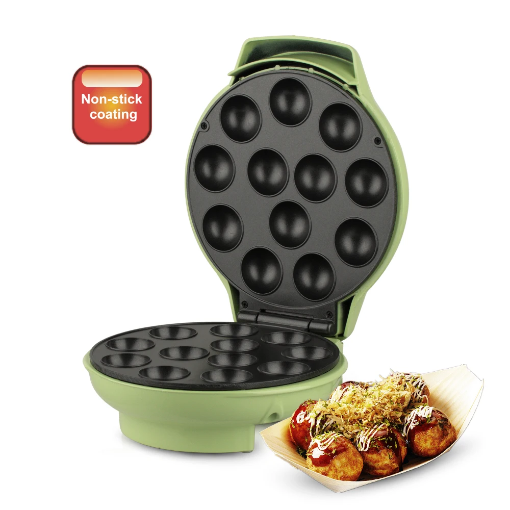 Premium Brand RAF 2022 Home Mini electric snack with 12 holes easy to clean octopus balls maker