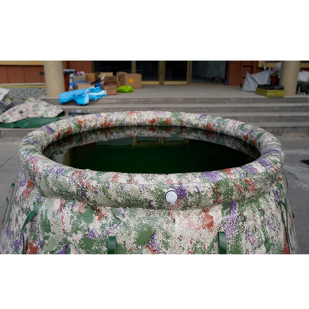 2000L Foldable And Customizable Hot Selling Conical Soft Water Storage Tank Suitable For Irrigation And Water Storage