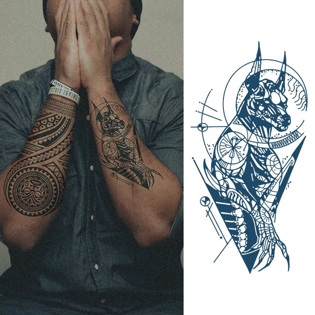 Body Art Last 1-2 Weeks Beautify Body Water Transfer Waterproof Semi Permanent Temporary Tattoo Sticker