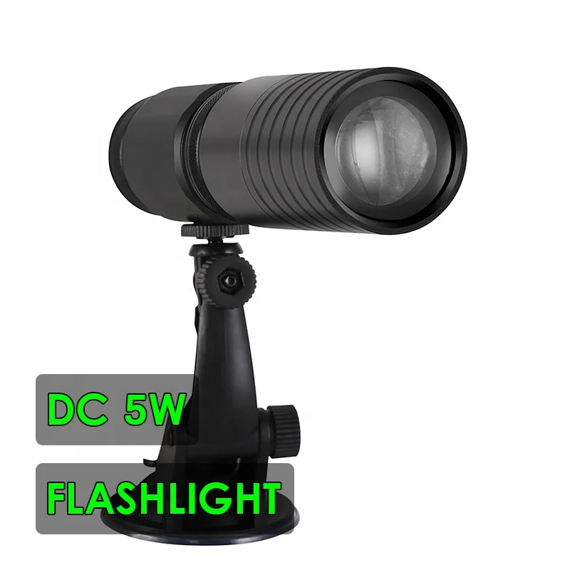 Премиум Водонепроницаемая светодиодная лампа мощностью 5 Вт с Полный алюминиевый фонарик для ночного освещения проектор фонарик портативныое DC питание от аккумулятора логотип проекции